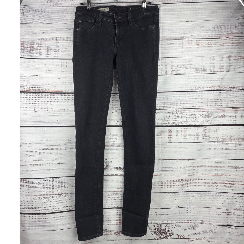 AG Adriano Goldschmied Legging Ankle Skinny Jeans‎ Black Wash Womens size 26